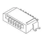 Produktfoto 1 von Molex 52852-0472, SMD gewinkelt FPC-Steckverbinder, 4-polig, Raster 1 mm, Unterseite