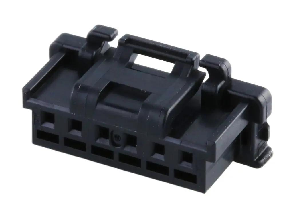Produktfoto 1 von Molex 5051 Buchse Stiftsockel 2 mm, 6-polig / 1-reihig gewinkelt