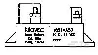 Produktfoto 1 von TE Connectivity K81AB57 Relais ohne Verriegelung 26.5V Spule 1 Schließer Panel 30A 290 Ω