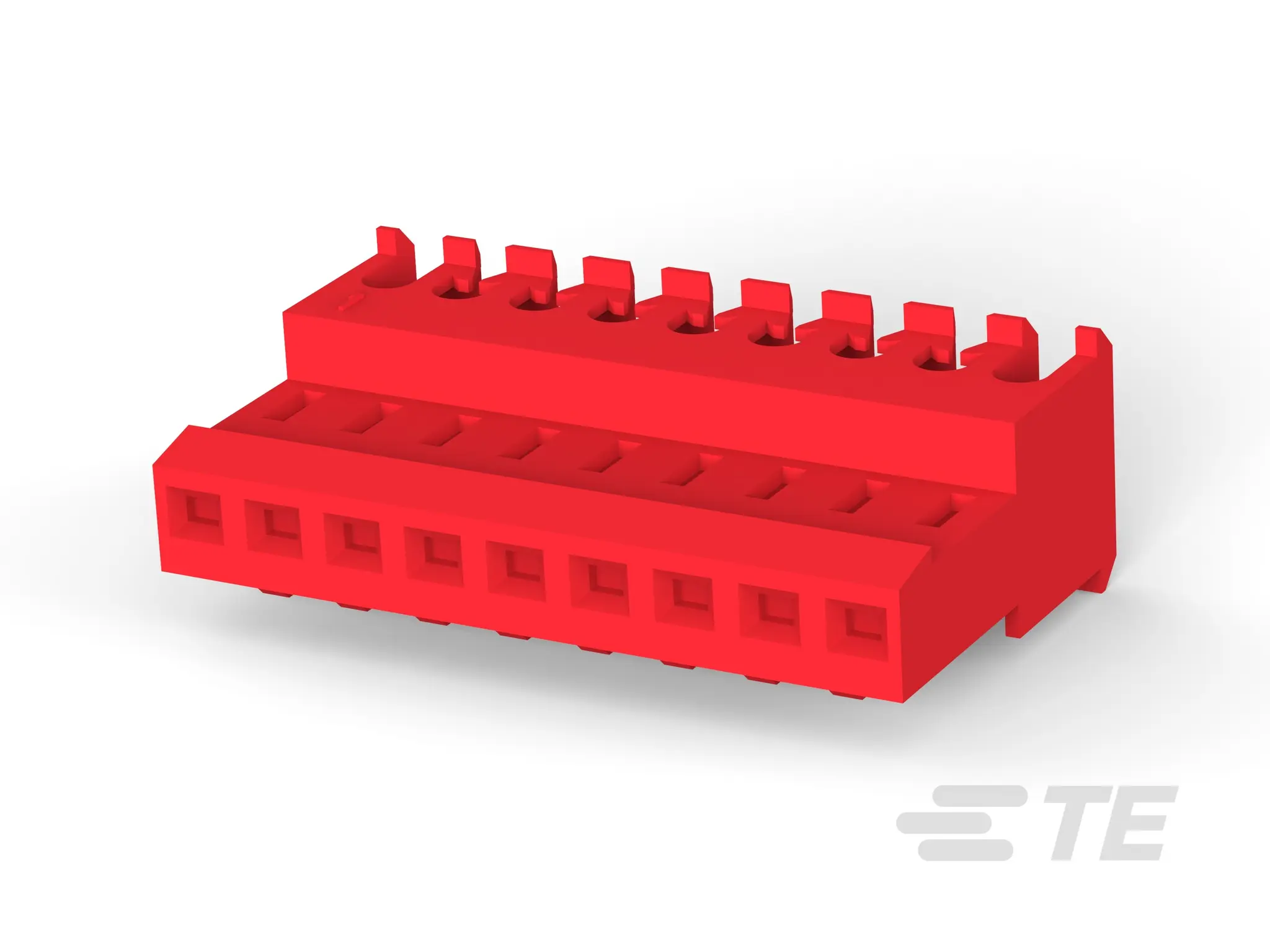 Produktfoto 1 von TE Connectivity MTA 100 Nylon Steckverbinderbaugruppe für Draht und Kabel