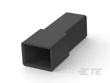 Produktfoto 1 von TE Connectivity 18091 Crimpkontaktgehäuse, Stecker, Polyamid, Schwarz, 1-polig