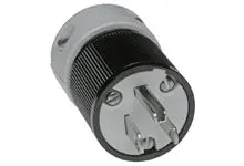 Produktfoto 1 von Molex Netzstecker und -steckdose 15A, 2, NEMA 5 - 15, 125 V Schwarz, Grau