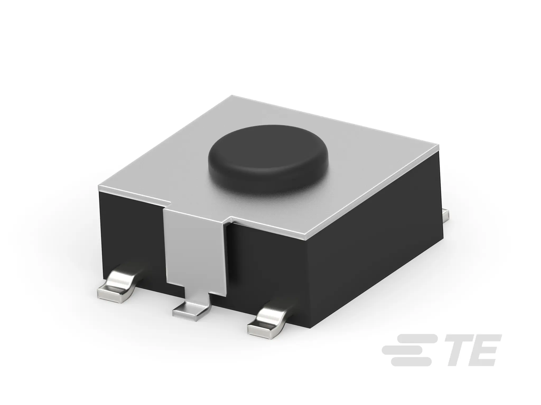 Produktfoto 1 von TE Connectivity Taster SPST, SMD 50mA Schließer 0.27mm Rund Schwarz