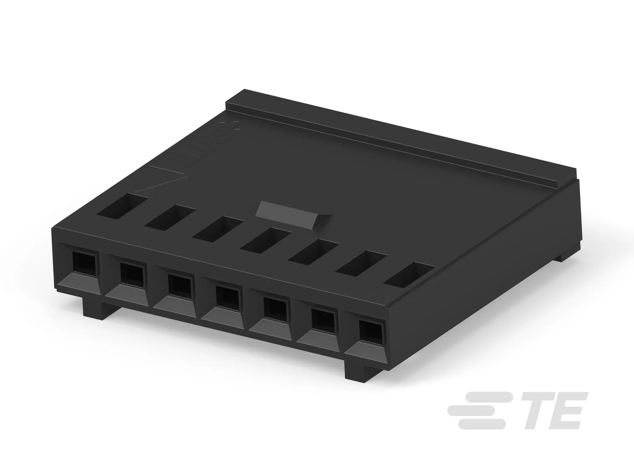 Produktfoto 1 von TE Connectivity AMPMODU IV/V Buchse Steckverbindergehäuse 2.54 mm, 7-polig / 1-reihig Gerade