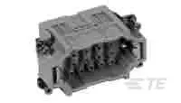 Produktfoto 1 von TE Connectivity HEE Schwere Steckverbinder, 10-polig Stecker, Kontakteinsatz Stecken