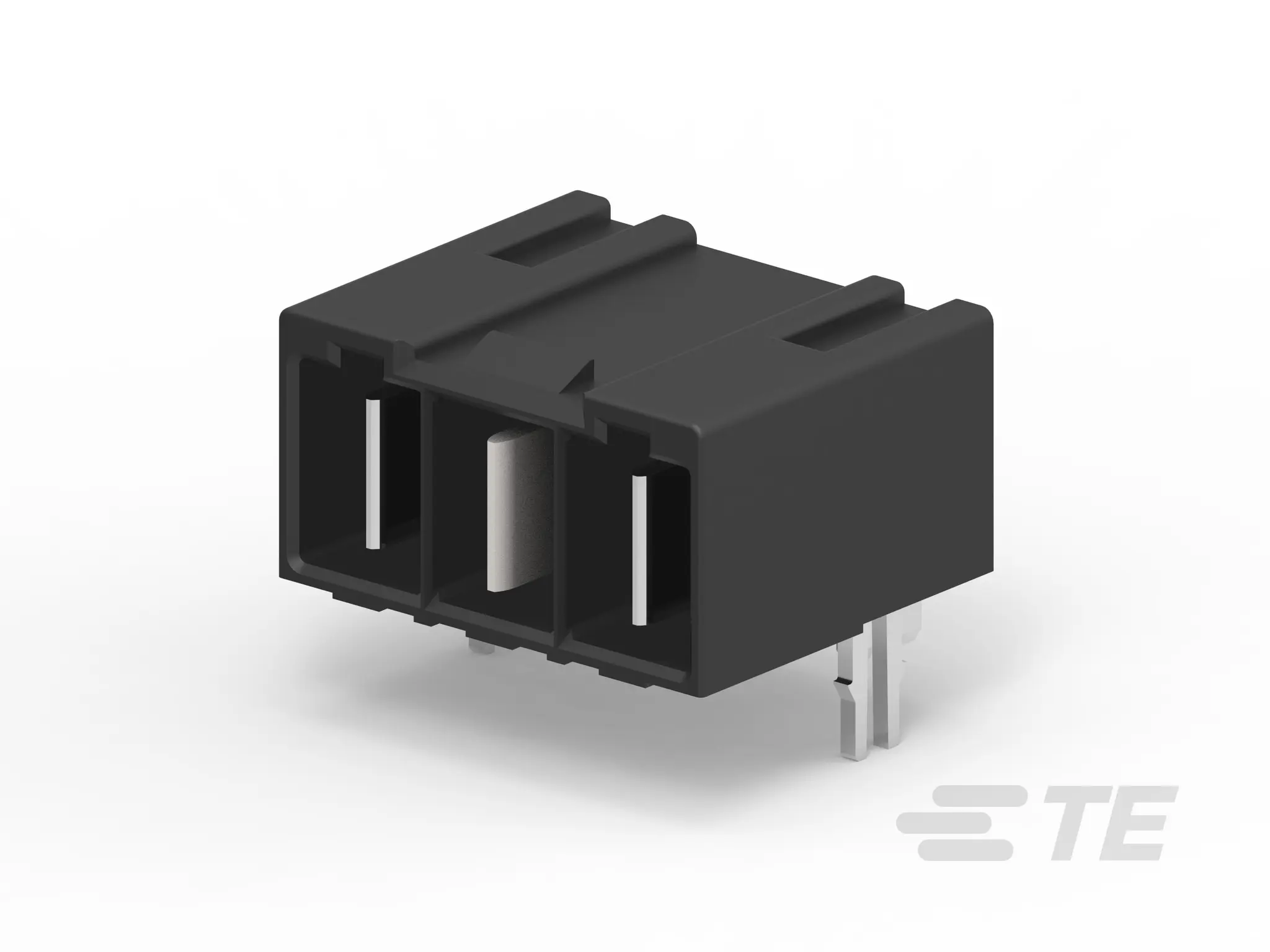 Produktfoto 1 von TE Connectivity ELCON Mini Leiterplattenleiste gewinkelt, 3-polig / 1-reihig, Raster 5.7 mm Raster Platine, Kabel zu