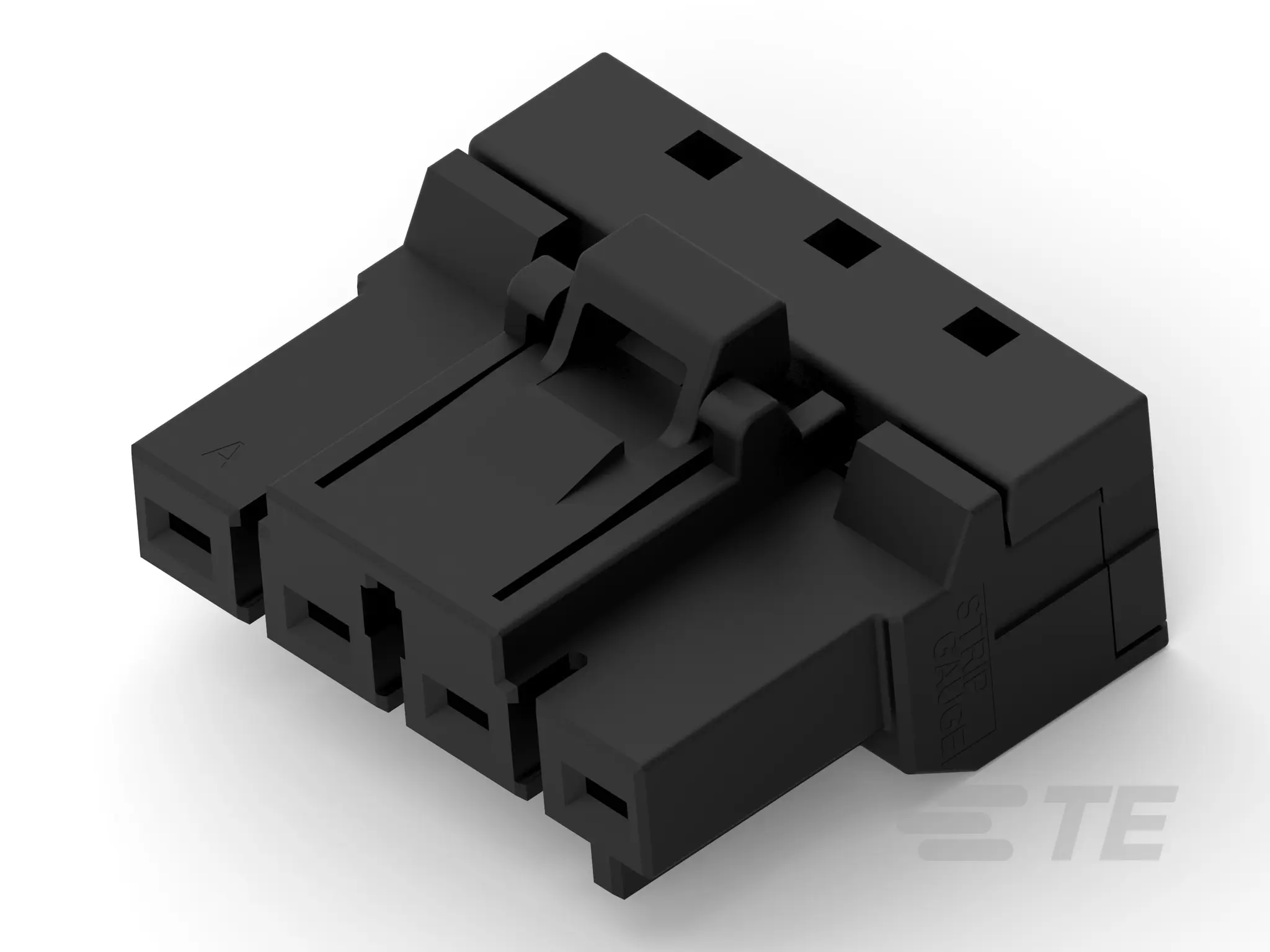 Produktfoto 1 von TE Connectivity Dynamic 2000 Buchse Steckverbindergehäuse 7.5 mm, 4-polig / 1-reihig Vertikal, Kabel