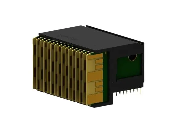 Produktfoto 1 von TE Connectivity 1410975-3, 1.8 mm Backplane-Steckverbinder Anschluss, 112-polig, 7-reihig, gewinkelt, Platine 16
