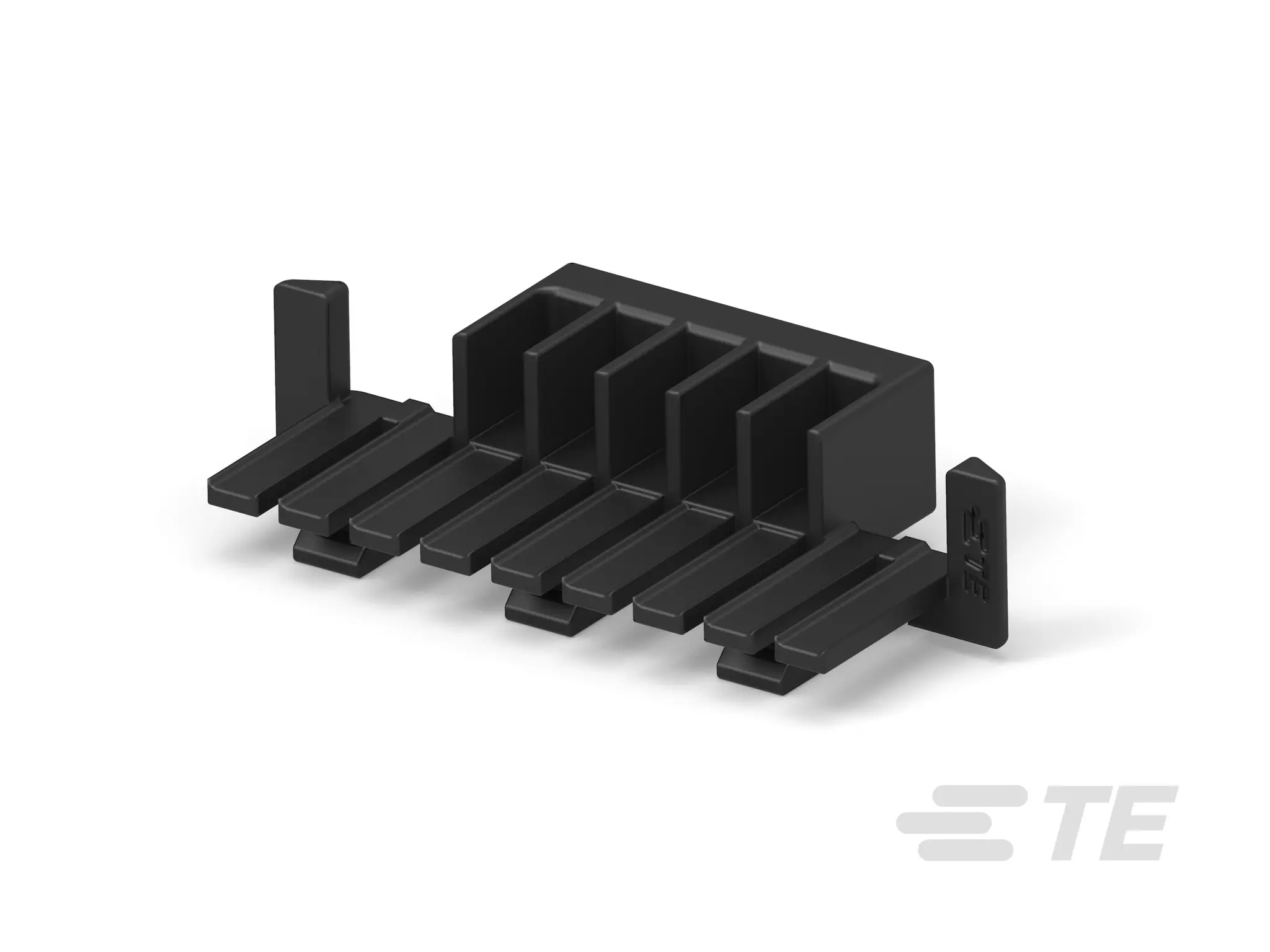 Produktfoto 1 von TE Connectivity Economy Power 2.5 Leiterplattenleiste, 9-polig / 1-reihig, Raster 2.5 mm Raster