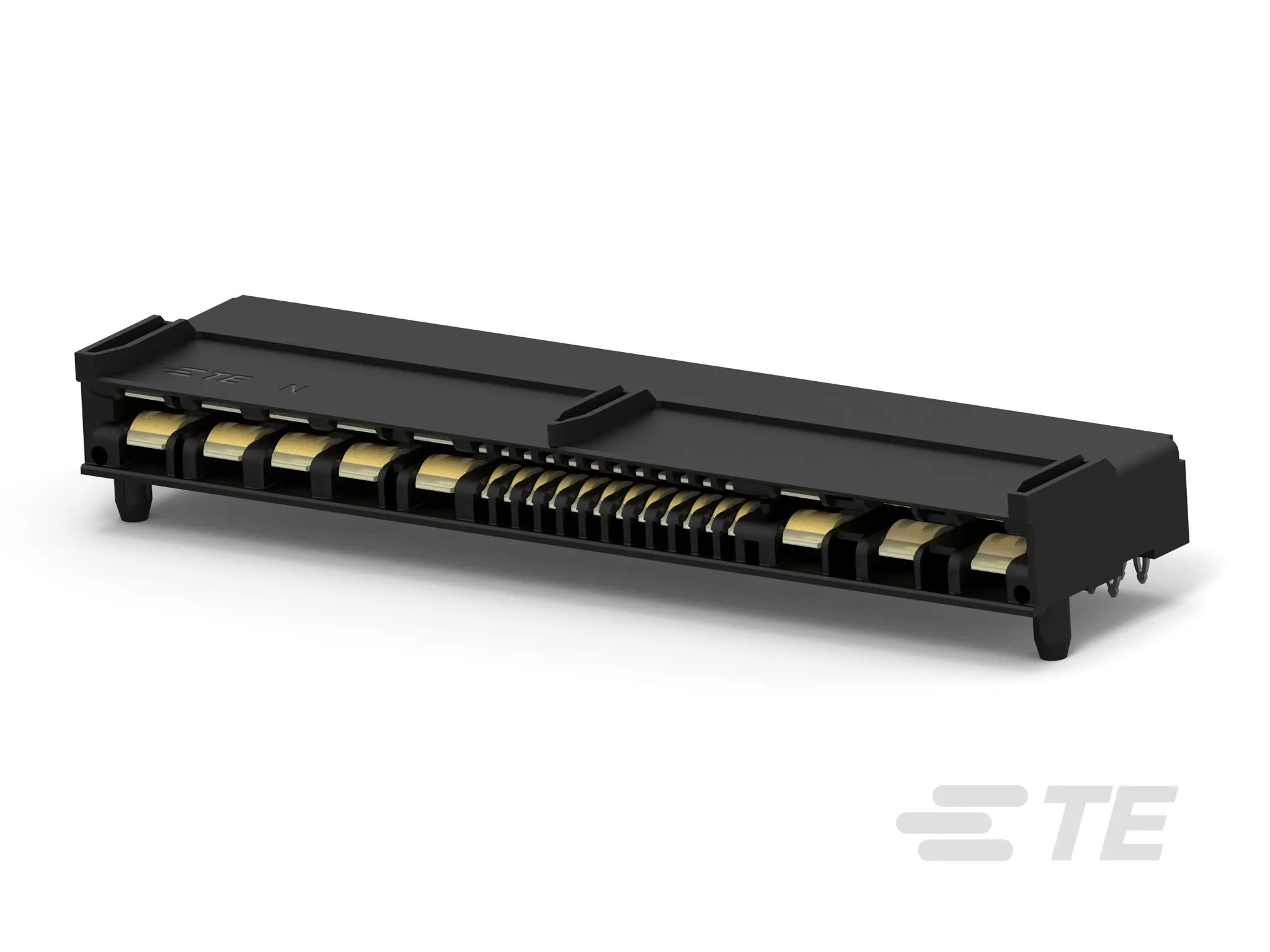 TE Connectivity Serie 2170 Kantensteckverbinder, 8.24 mm, 40-polig, Vertikal, Leiterplattenmontage Lot