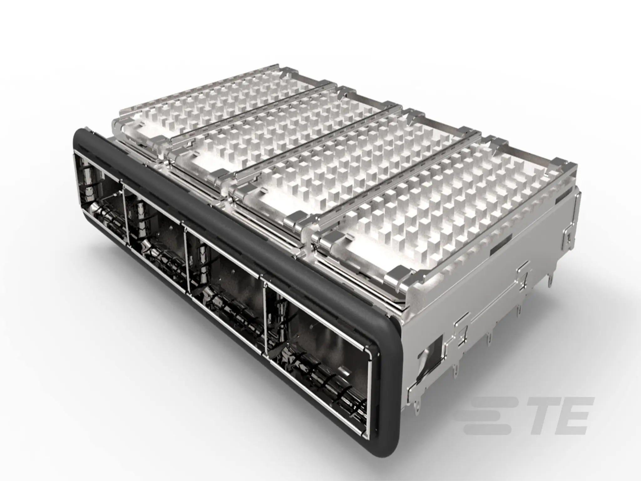 Produktfoto 1 von TE Connectivity QSFP/QSFP Steckbarer E/A-Steckverbinder QSFP+, 4-fach