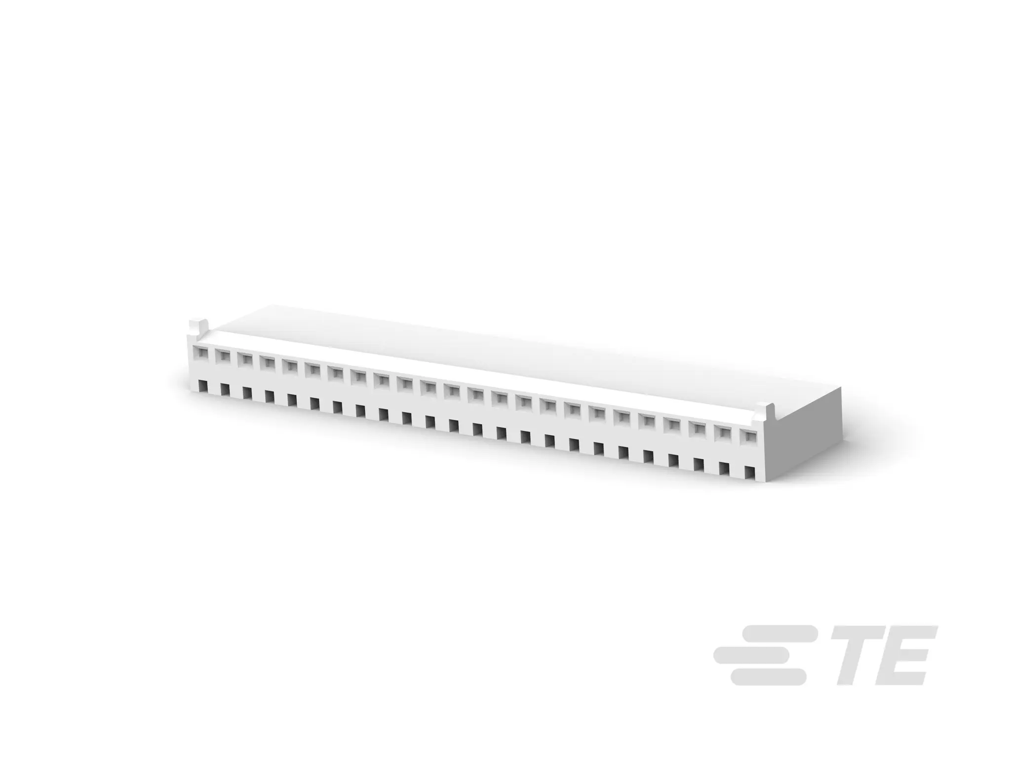 Produktfoto 1 von TE Connectivity 2-7706 Leiterplattenleiste, 24-polig, Raster 2.54 mm Raster Platine, Unisoliert