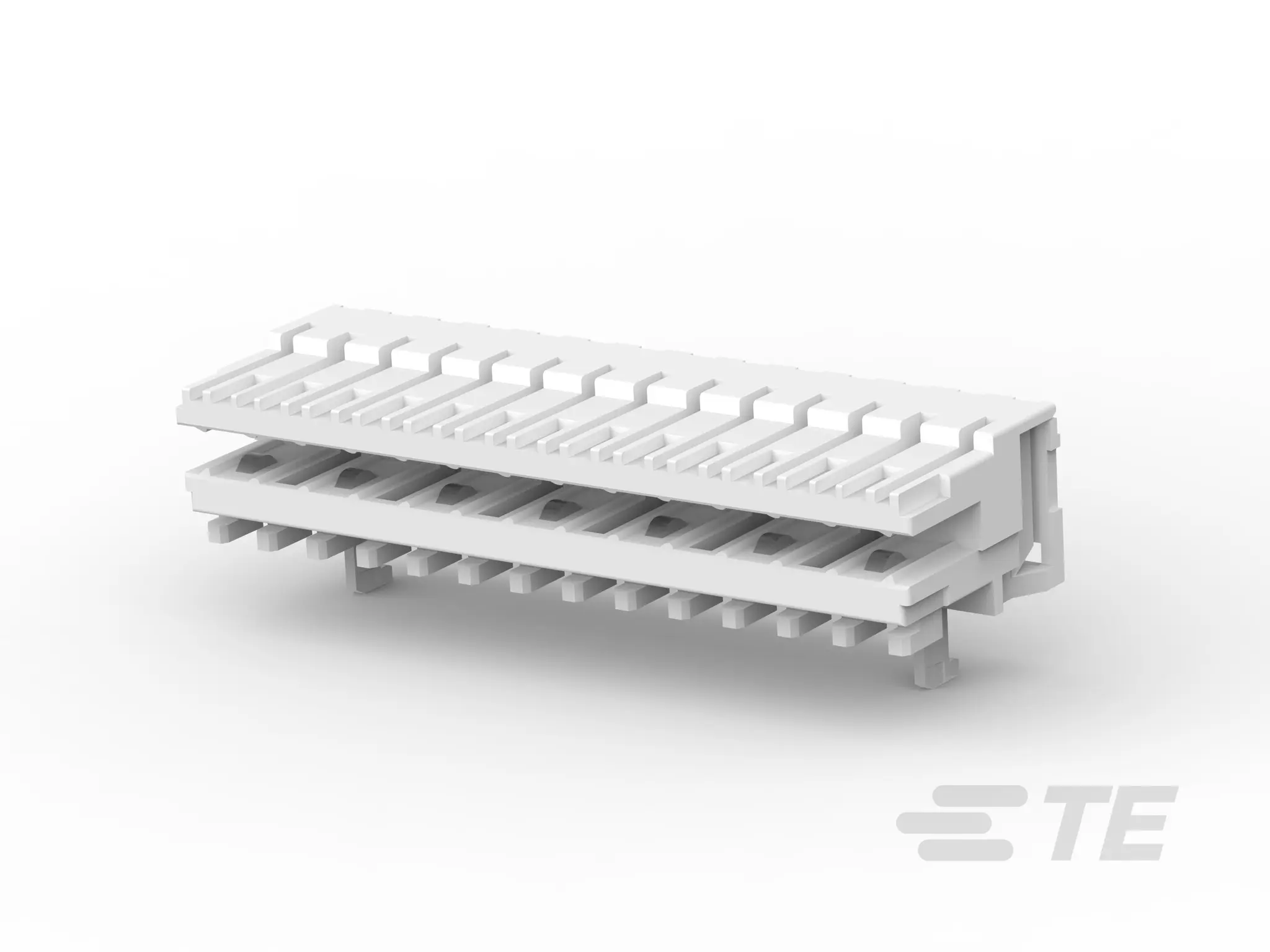 TE Connectivity Serie 3-153 Kantensteckverbinder Buchse, 2.5 mm, 13-polig, 1-reihig, gewinkelt, Kabel IDC