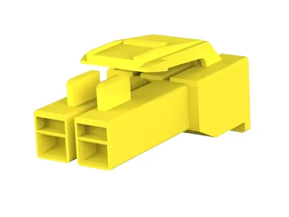 Produktfoto 1 von TE Connectivity AMP Universal Power Stecker Steckverbindergehäuse 3.96 mm, 2-polig / 1-reihig, Kabel