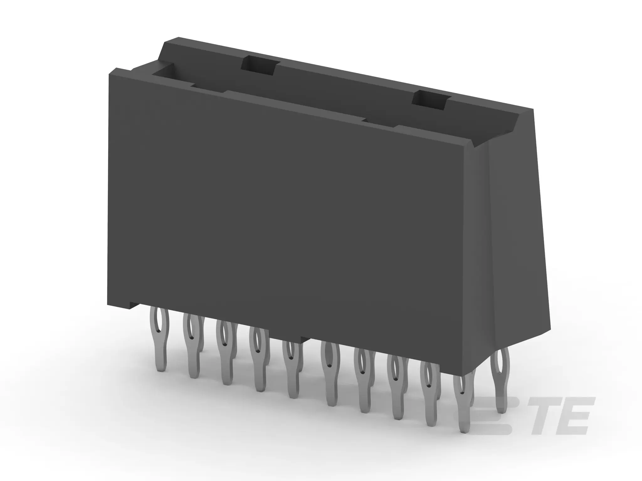 Produktfoto 1 von TE Connectivity Serie Crown Edge Kantensteckverbinder Buchse, 64-polig, Vertikal, Platine Lot