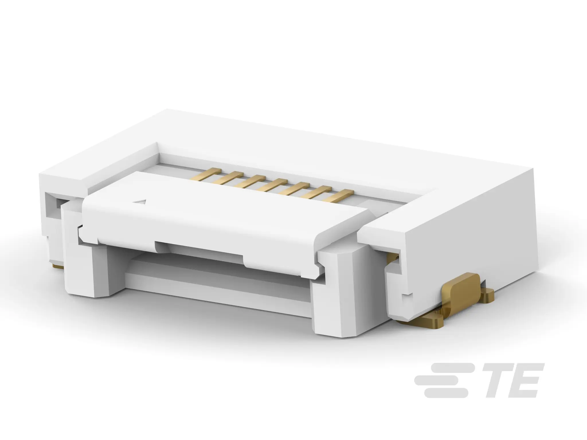 TE Connectivity FPC, Platine gewinkelt FPC-Steckverbinder, 8-polig Buchse / 1-reihig, Raster 0.5 mm, SMD