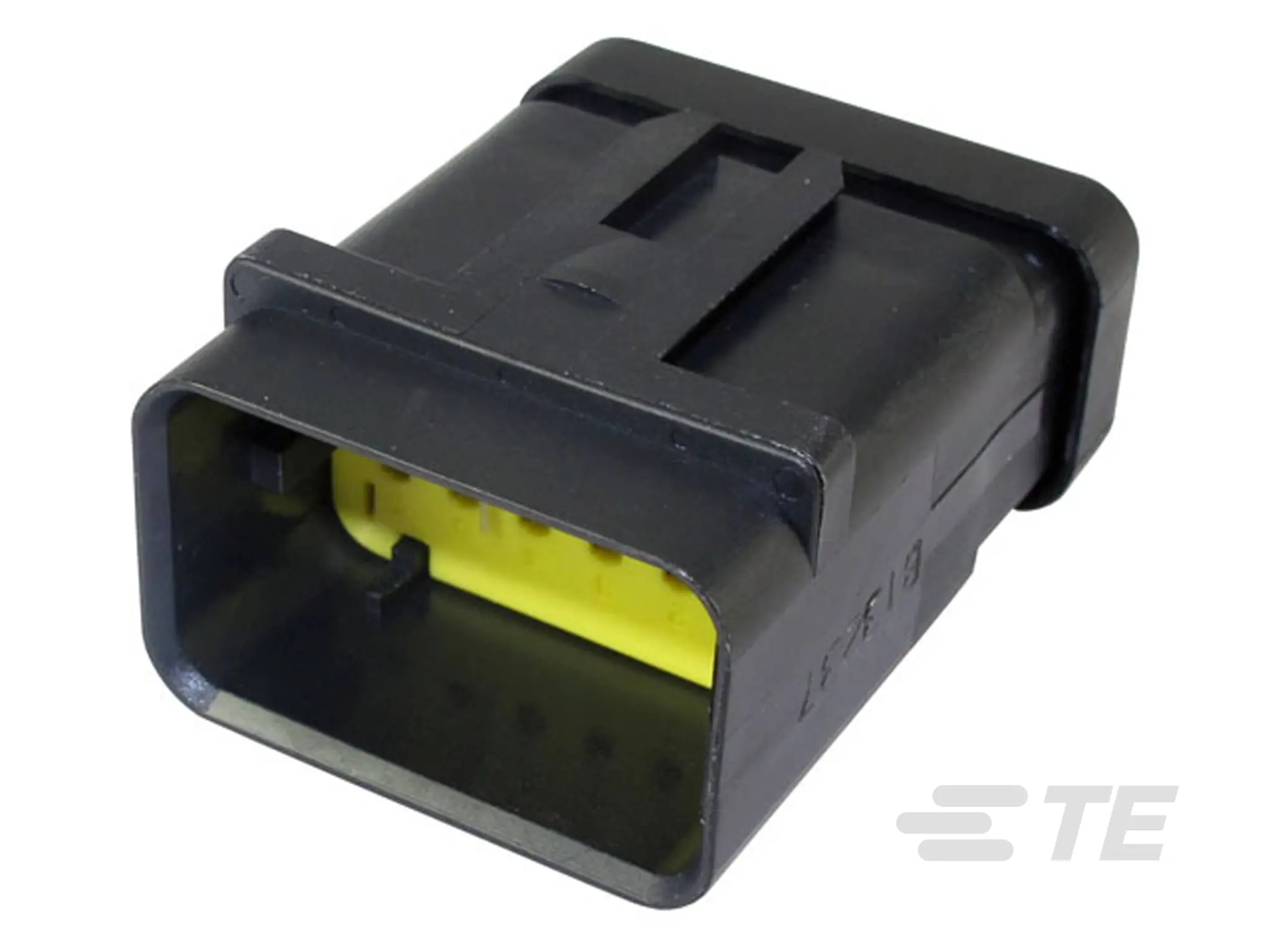 Produktfoto 1 von TE Connectivity AMPSEAL 16 Serie Gehäusekappe Glasfaserverstärktes Polybutylenterephthalat, Stecker, Gerade, 12-polig,