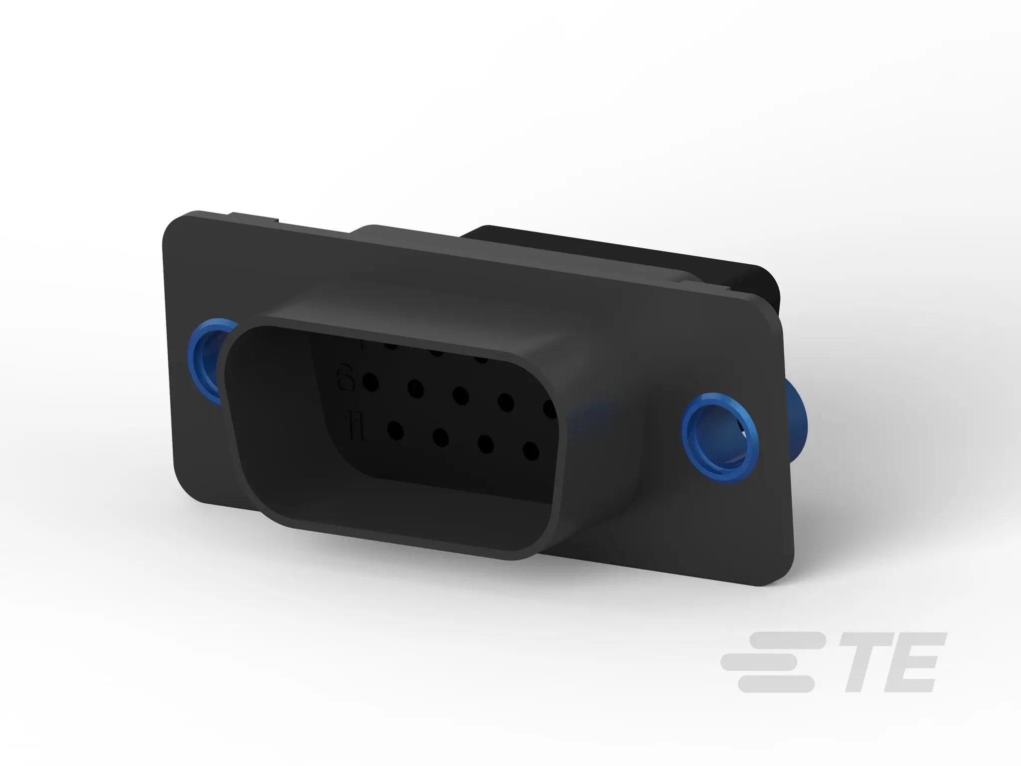 TE Connectivity AMPLIMITE D-Sub-Steckverbinder 1 Gerade, 15-polig 2.29 mm Raster, Frontplattenmontage Stecker, mit 4 bis