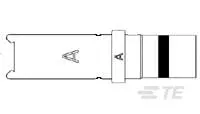 Produktfoto 1 von TE Connectivity AMP GPR Crimpbefestigung Buchsen-Crimpkontakte Buchse Buchse Größe 12 mm, 12AWG, 14 AWG