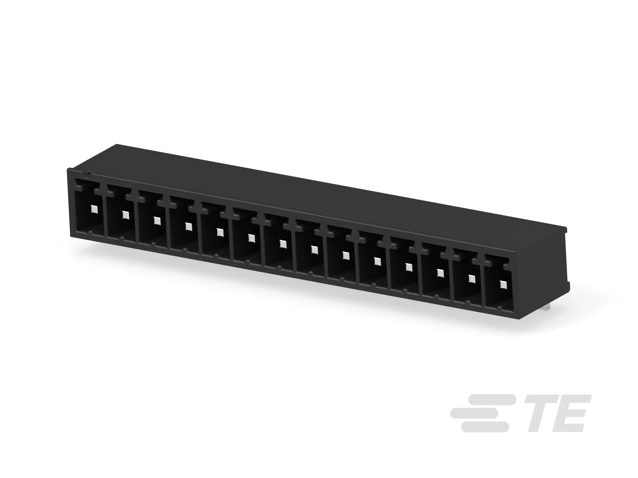 Produktfoto 1 von TE Connectivity Buchanan Steckbarer Klemmenblock Steckverbinder 14-Kontakte 3.81mm-Raster gewinkelt