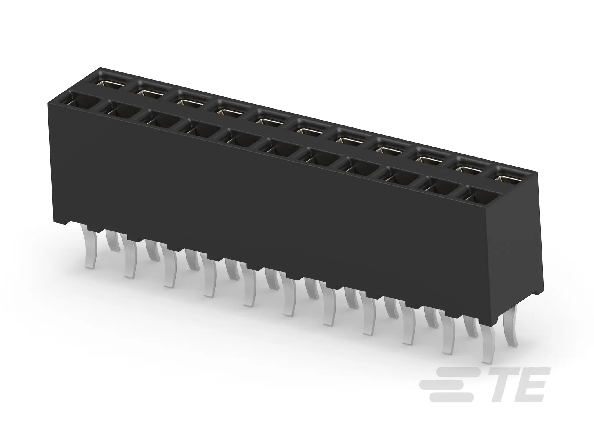 Produktfoto 1 von TE Connectivity AMPMODU Leiterplattenleiste Vertikal, 11-polig / 2-reihig, Raster 2.54 mm Raster Platine,