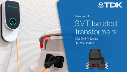 Produktfoto 1 von TDK Impulstransformator 4.1 μH 75mΩ 1 : 0.22 :0.78 Oberfläche