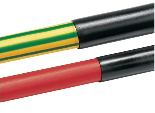 Produktfoto 1 von HellermannTyton TR27 Wärmeschrumpfschlauch, Polyolefin vernetzt Schwarz, Ø 25.4 mm Schrumpfrate 2:1, Länge 60m