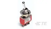 Produktfoto 1 von TE Connectivity Panel Kippschalter 2-poliger Wechsler, Ein-Aus-Ein, 125 V ac, 5A, Drahtöse