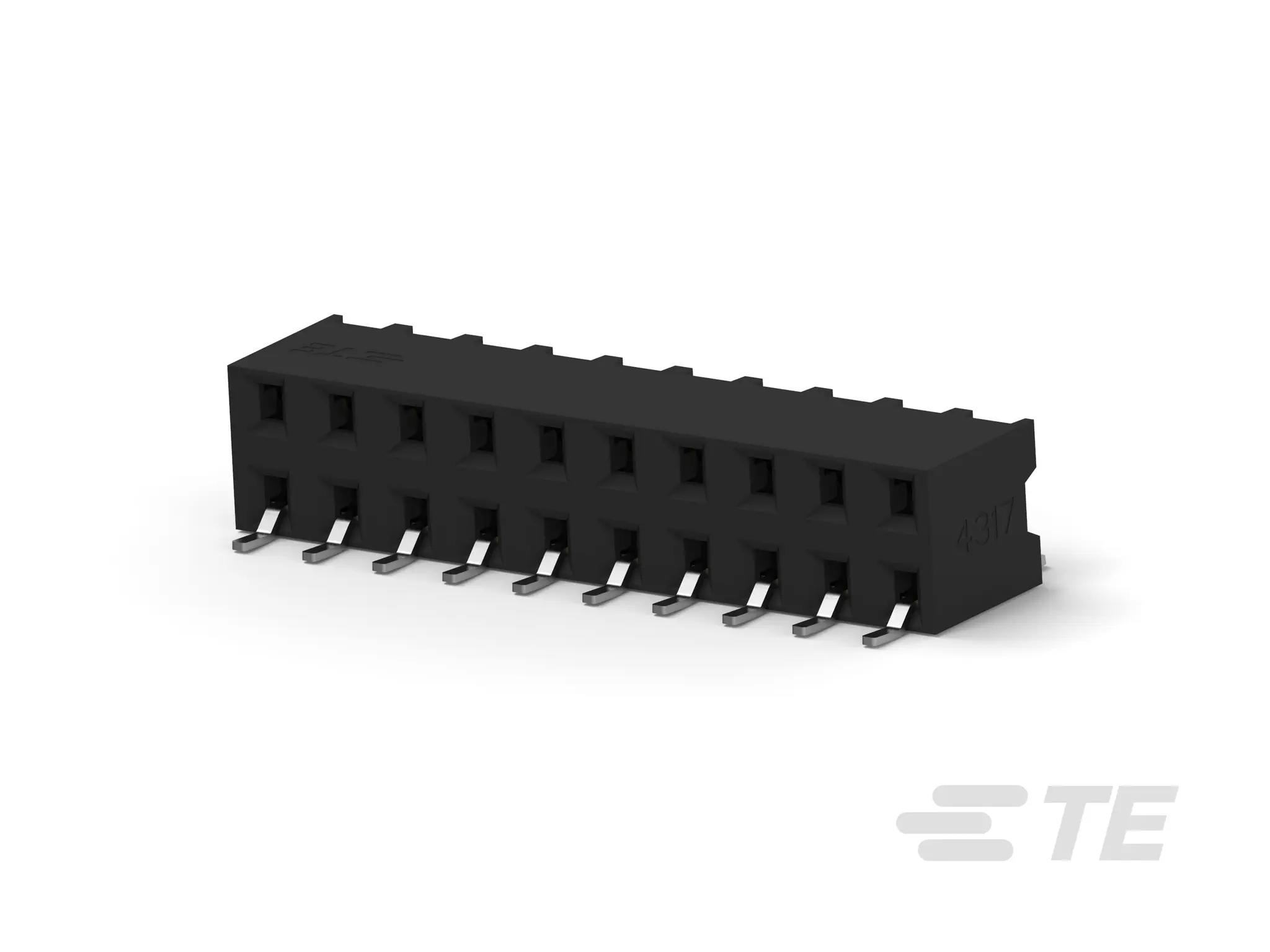 Produktfoto 1 von TE Connectivity AMPMODU Leiterplattenleiste Horizontal Platine 20-polig / 2-reihig, Raster 2 mm SMD
