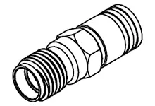 Produktfoto 1 von Molex Adapter, 50 Ω, Gerade, 4 GHz Stecker Stecker