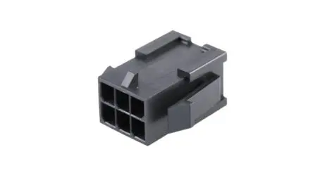 Produktfoto 1 von Molex 43020 Stecker Steckverbindergehäuse 6.5 mm, 6-polig / 2-reihig, Panel