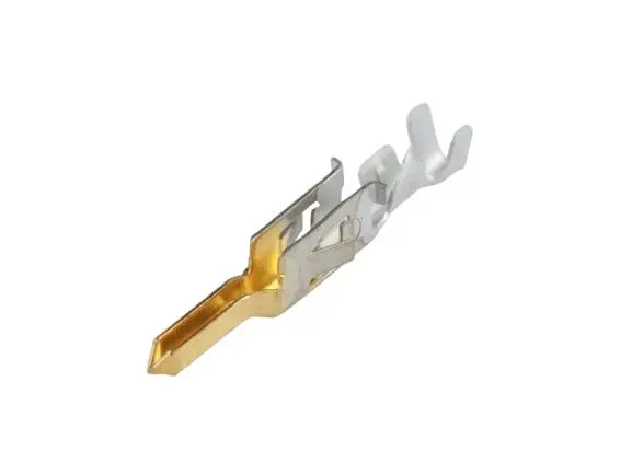 Produktfoto 1 von Molex 5558 Crimp-Anschlussklemme für 5559 Mini-Fit Jr. Steckergehäuse, Stecker Crimpbefestigung 24 AWG, Gold 18 AWG