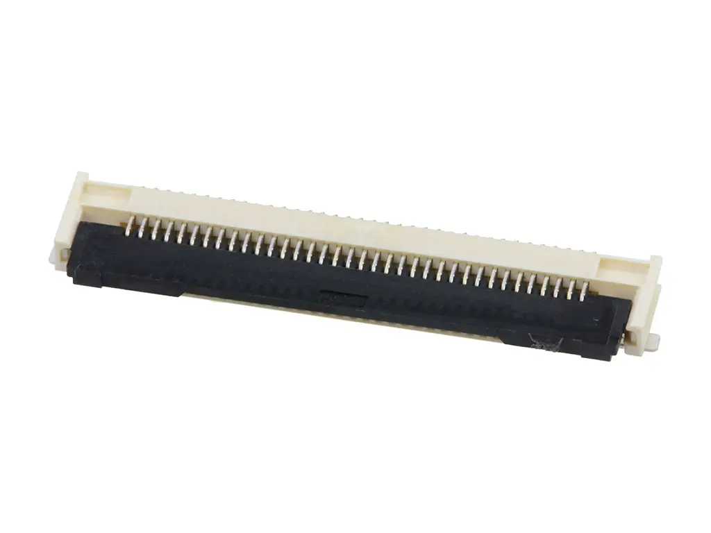 Produktfoto 1 von Molex 505110-3691, SMD gewinkelt FPC-Steckverbinder, 36-polig, Raster 0.5 mm, Unterseite