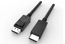 Produktfoto 1 von Molex 68783 HDMI-Kabel A DisplayPort Stecker B DisplayPort Stecker, 1000.00 mm, Schwarz