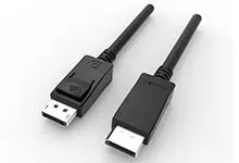 Produktfoto 1 von Molex 68783 HDMI-Kabel A DisplayPort Stecker B DisplayPort Stecker, 1000.00 mm, Schwarz