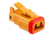Produktfoto 1 von Molex 93445 Kfz-Steckverbinder, Gehäuse, Stecker, 2-polig, Orange / 1-reihig
