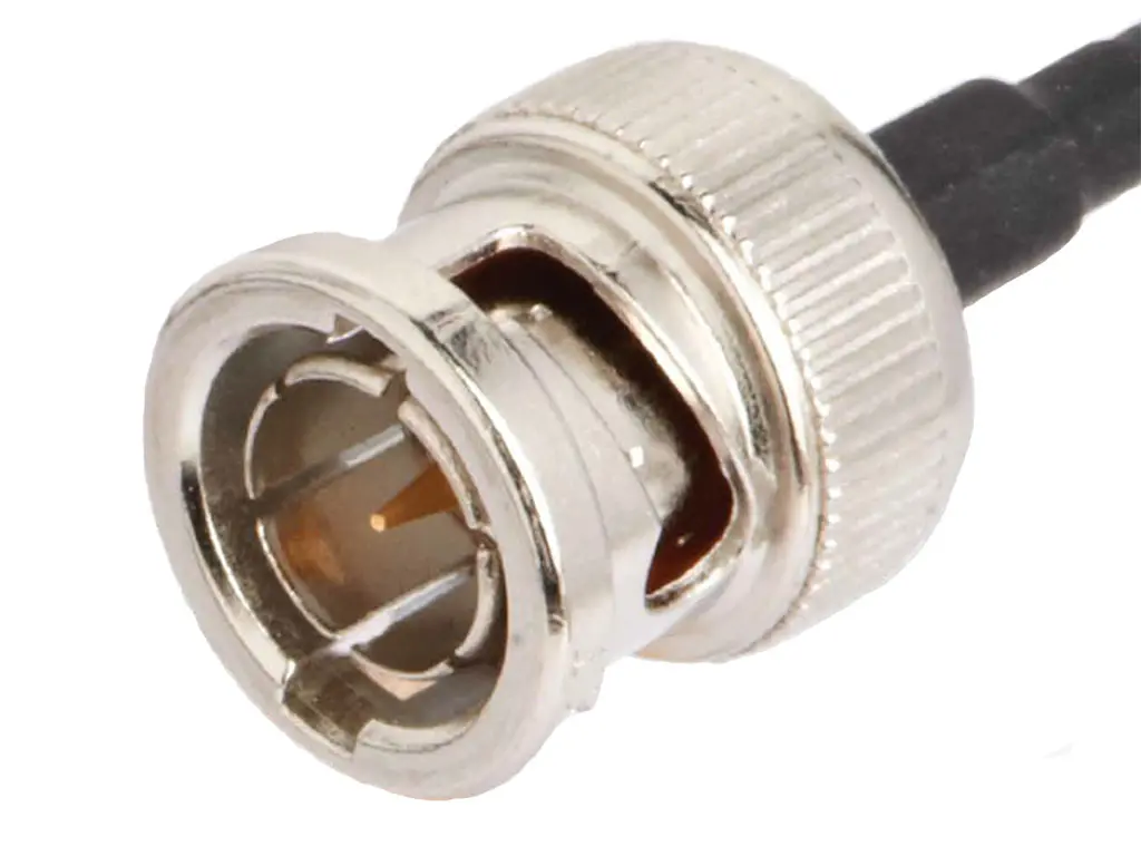 Molex 73174 Stecker Koaxialsteckverbinder BNC-Steckverbinder, Kabel, für Miniatur-Kabel, 50 Ω Crimpbefestigung, Gerade