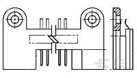 TE Connectivity, AMP Anschluss Vertikal, 100-polig, Durchsteckmontage Stecker, M55302,26-17, Silber Stecker