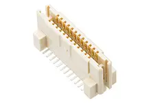 Produktfoto 1 von Molex 52602 Leiterplattenleiste Vertikal, 60-polig / 2-reihig, Raster 1 mm Raster Platine, Platine-Platine, Ummantelt