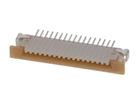 Molex 52271-1779, Oberfläche gewinkelt FPC-Steckverbinder, 17-polig, Raster 1 mm, Unterseite