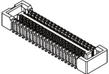Produktfoto 1 von Molex 50310 Leiterplattenbuchse Vertikal Platine / 2-reihig, Raster 0.4 mm SMD