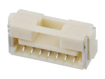 Molex 50238 Grundleiste gewinkelt, 7-polig / 1-reihig, Raster 1.25 mm Raster Oberfläche