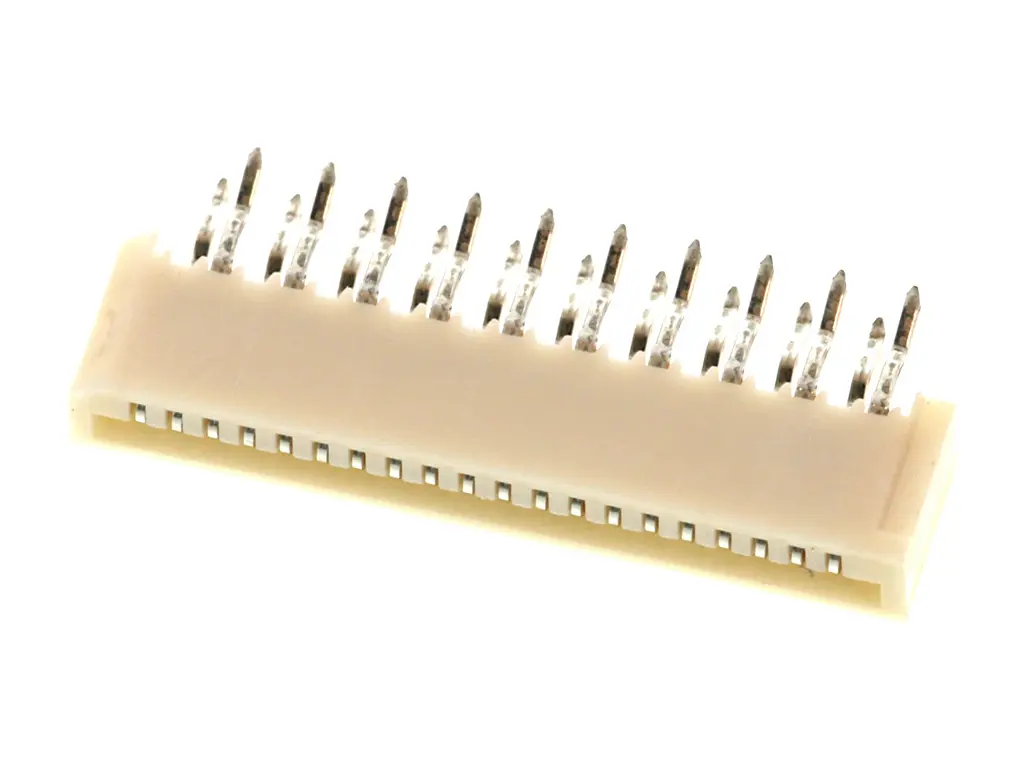 Produktfoto 1 von Molex 52806-2010, SMD gewinkelt FPC-Steckverbinder, 20-polig, Raster 0.3 mm, Unterseite