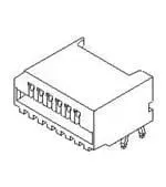 Produktfoto 1 von Molex 52044-2845 gewinkelt FPC-Steckverbinder, Leiterplatte