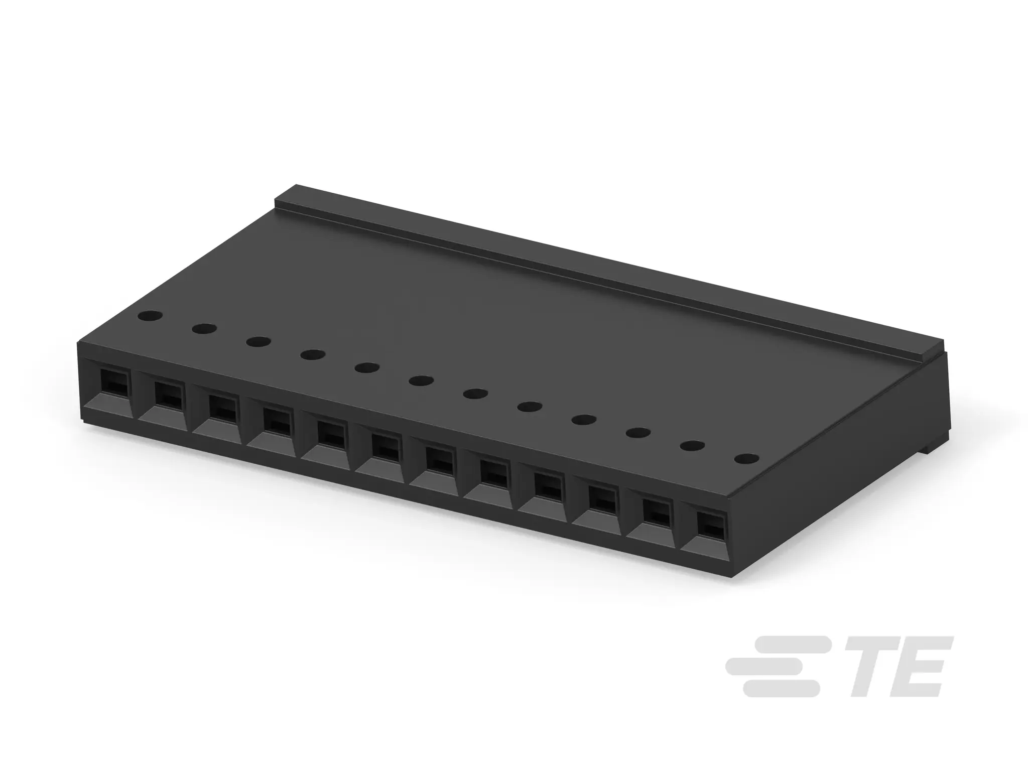 Produktfoto 1 von TE Connectivity AMPMODU Leiterplattenleiste, 12-polig / 1-reihig, Raster 2.54 mm Raster Platine, Kabel-Platine,