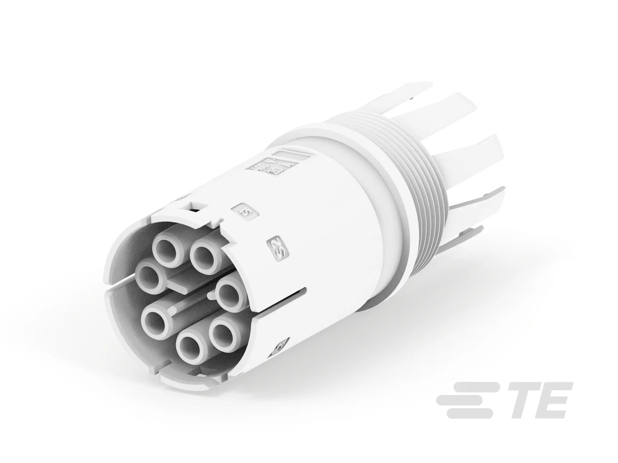 Produktfoto 1 von TE Connectivity Nector M Rundsteckverbinder Buchse 6-polig Buchse 2A Kabel
