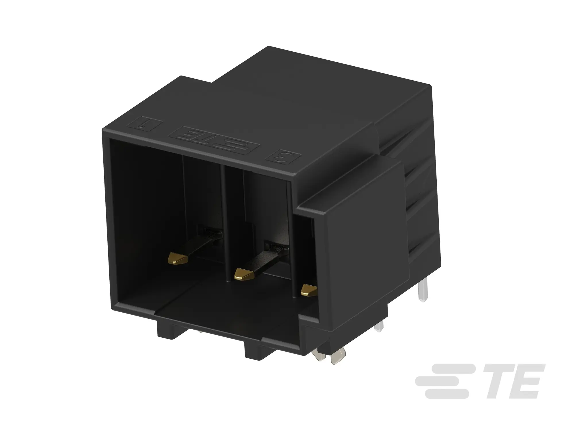Produktfoto 1 von TE Connectivity Dynamic 3000 Leiterplattenleiste gewinkelt, 6-polig / 2-reihig, Raster 29 mm Raster Platine,