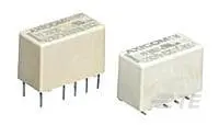 Produktfoto 1 von TE Connectivity Axicom P2 Signal Relay Relais mit Verriegelung Oberfläche, 4.5 V dc Spule, DPDT-CO, max. 2 A, 250 V ac /