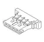Produktfoto 1 von Molex 5114 Buchse Stiftsockel 1.25 mm, 3-polig / 1-reihig