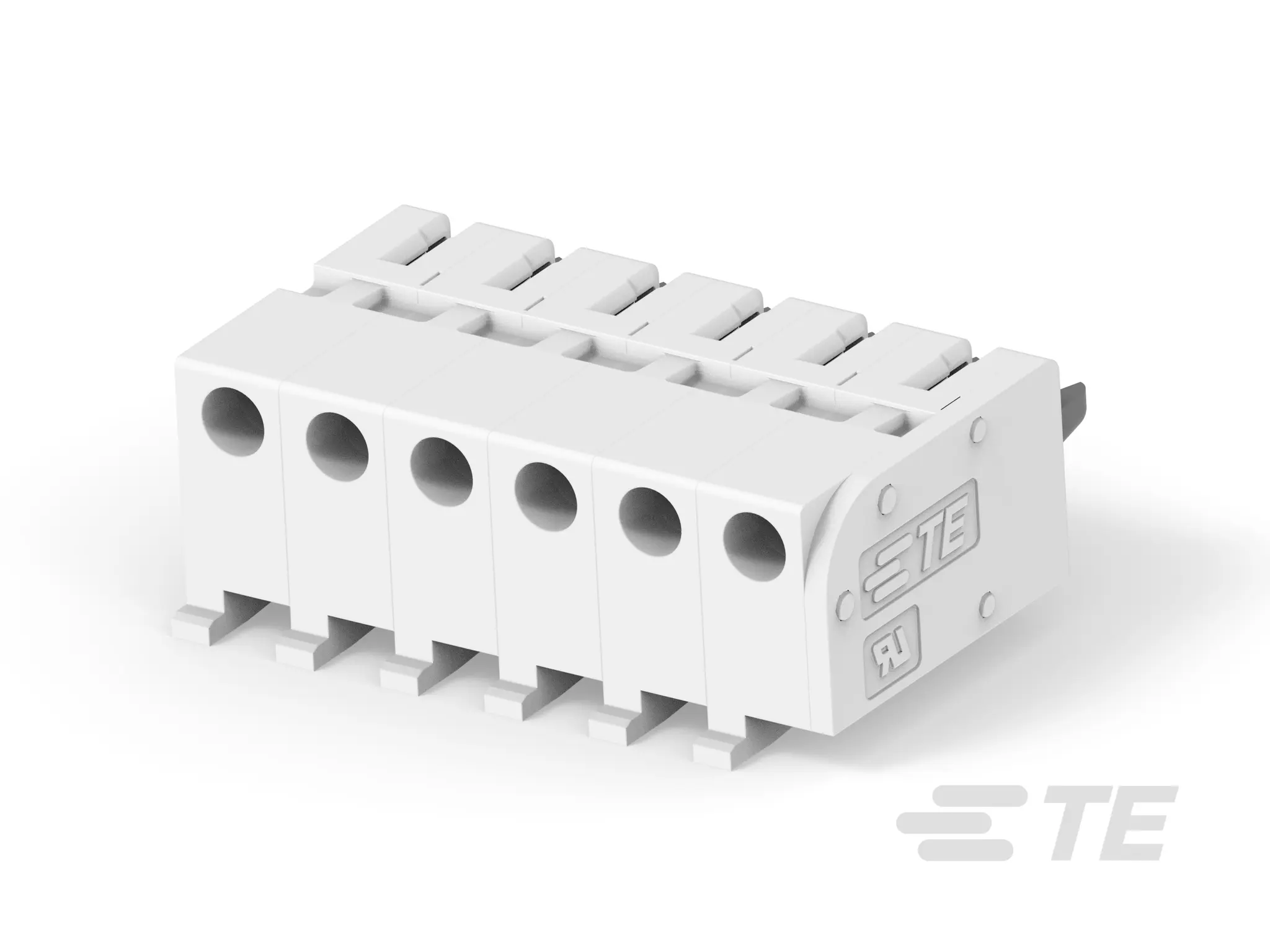 Produktfoto 1 von TE Connectivity Buchanan Buchse Steckergehäuse 5 mm, 6-polig / 1-reihig gewinkelt
